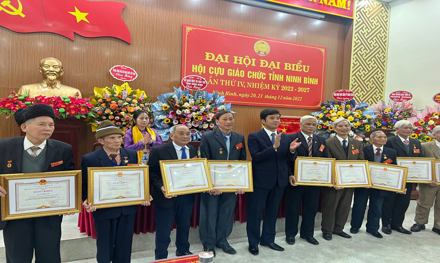 Đại hội Đại biểu Hội Cựu Giáo chức tỉnh Ninh Bình Lần thứ IV nhiệm kỳ 2022-2027