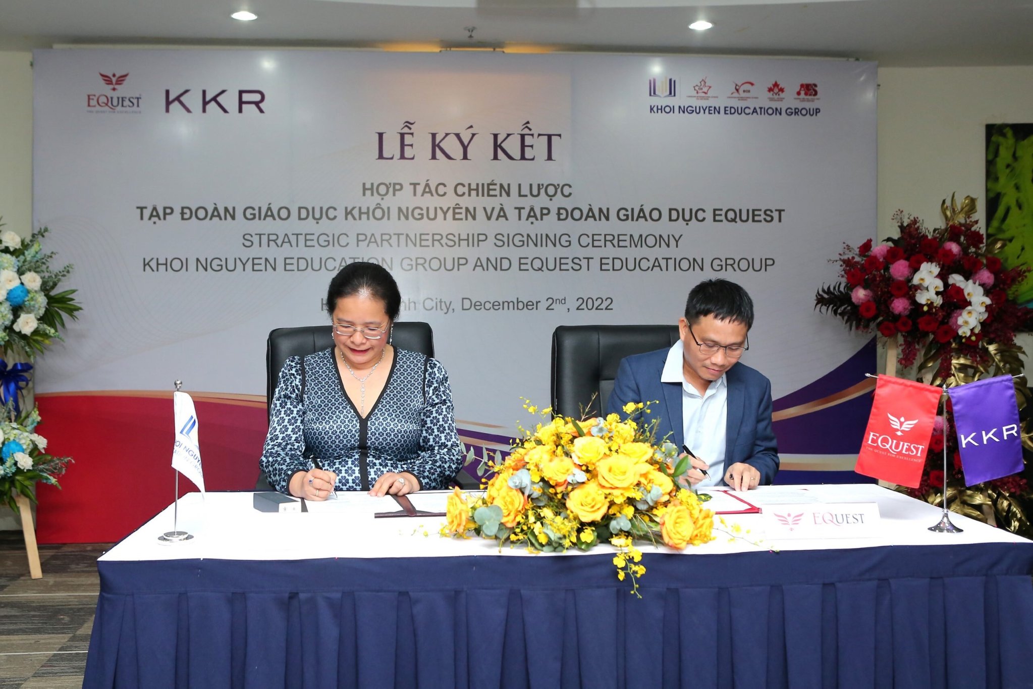 Tập đoàn EQuest giành được quyền kiểm soát trong Tập đoàn Giáo dục Khôi Nguyên