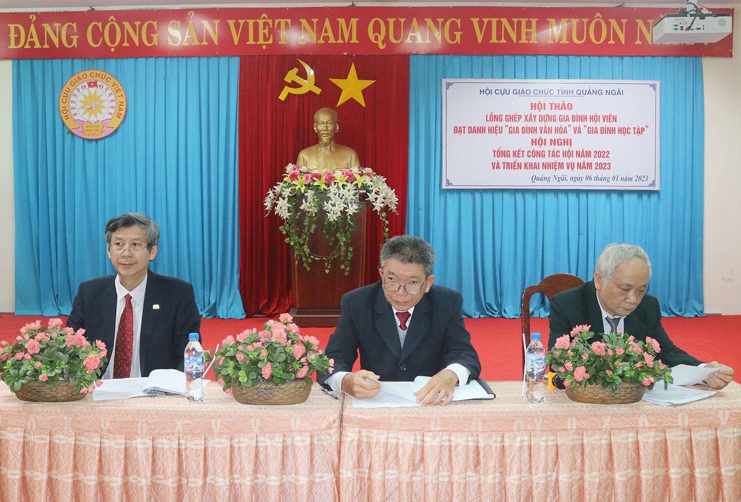 Hội Cựu Giáo chức tỉnh Quảng Ngãi tổ chức thành công Hội thảo“Gia đình văn hóa” và “Gia đình học tập”