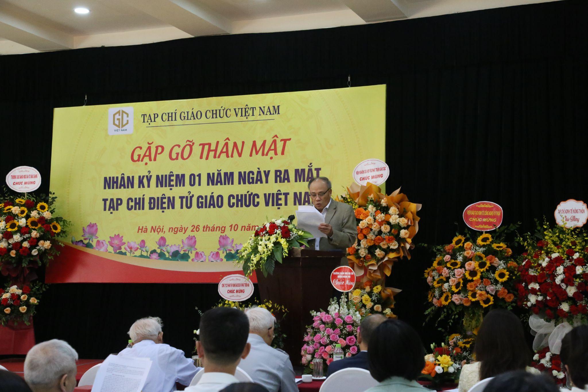 Kỷ niệm 01 năm ngày ra mắt Tạp chí Điện tử Giáo chức Việt Nam