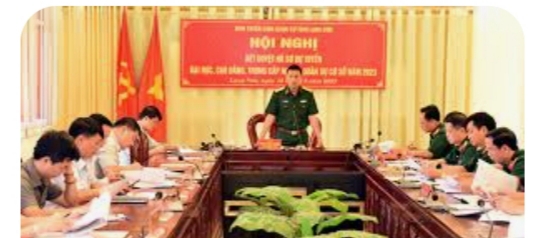 TỔ CHỨC PHỐI HỢP CÁC LỰC LƯỢNG TRONG HOẠT ĐỘNG TUYÊN TRUYỀN, HƯỚNG NGHIỆP TẠO NGUỒN TUYỂN SINH QUÂN SỰ