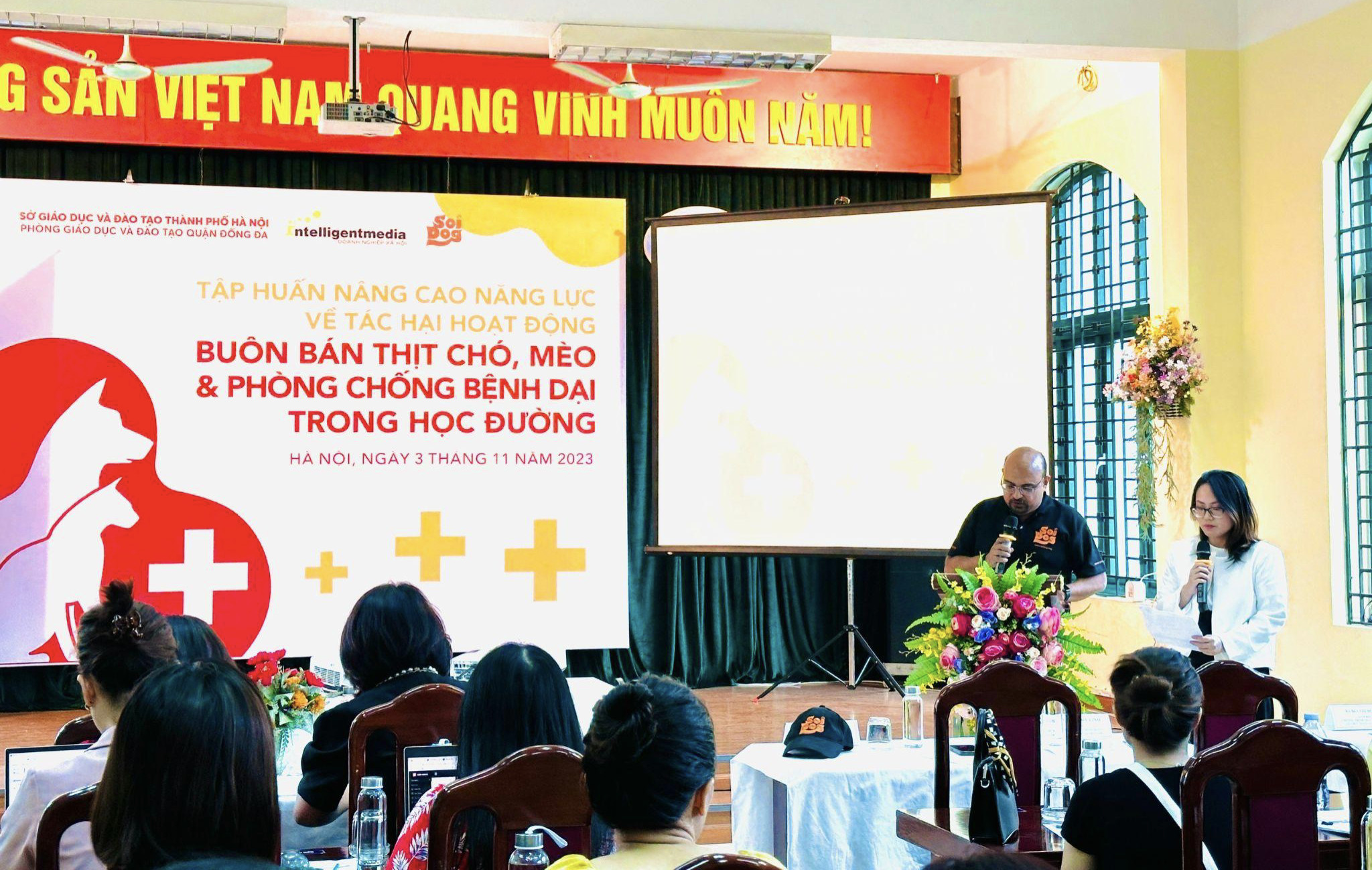 Hà Nội: Tập huấn phòng chống bệnh dại trong học đường