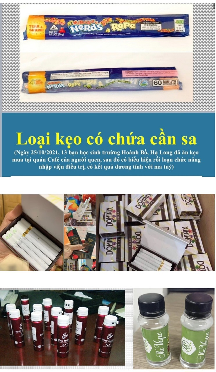 Cảnh báo sự trở lại của các loại ma túy nguy hiểm “núp bóng” thực phẩm và nước giải khát