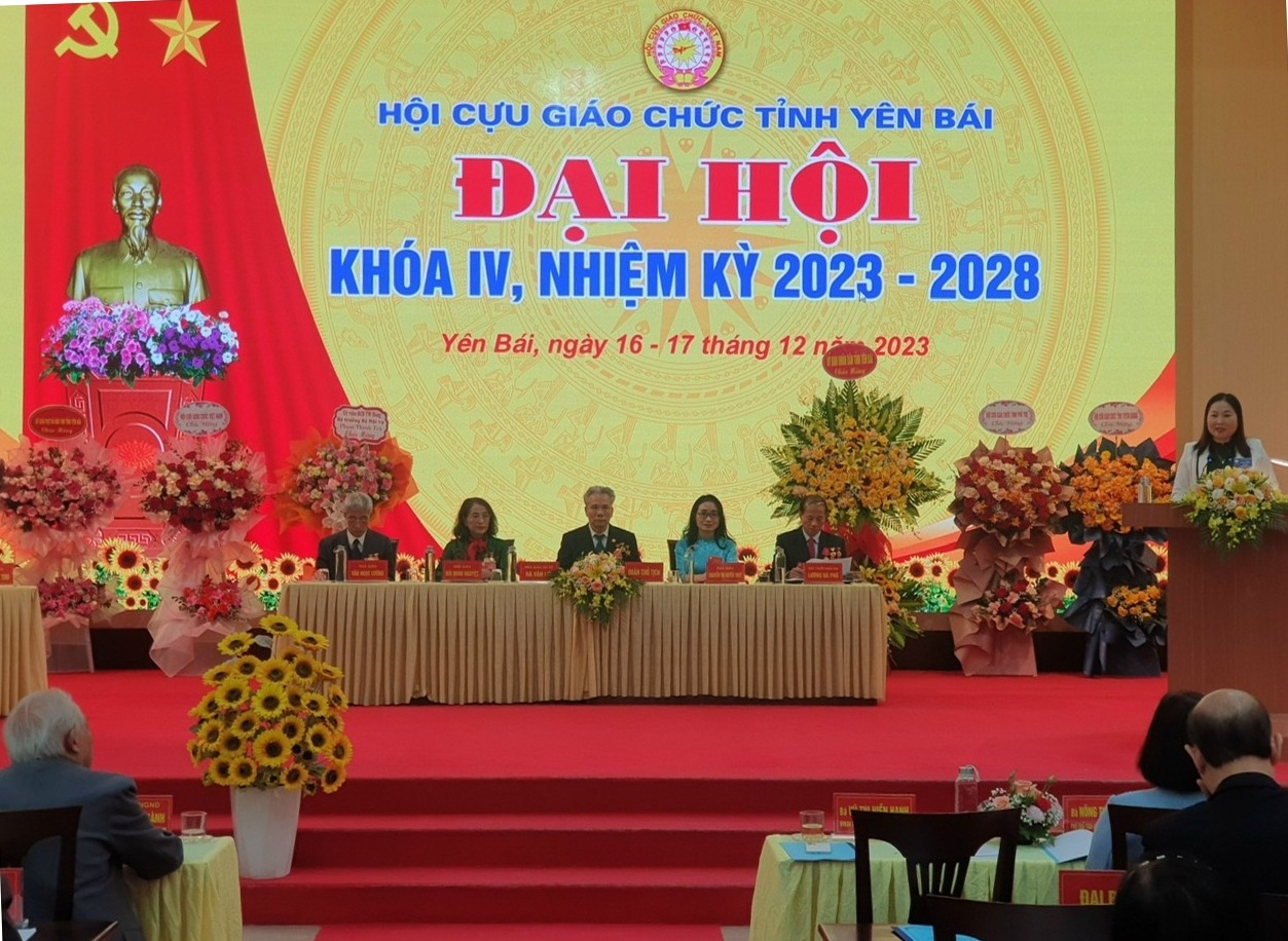 HỘI CỰU GIÁO CHỨC TỈNH YÊN BÁI ĐẠI HỘI KHÓA IV,NHIỆM KỲ 2023-2028