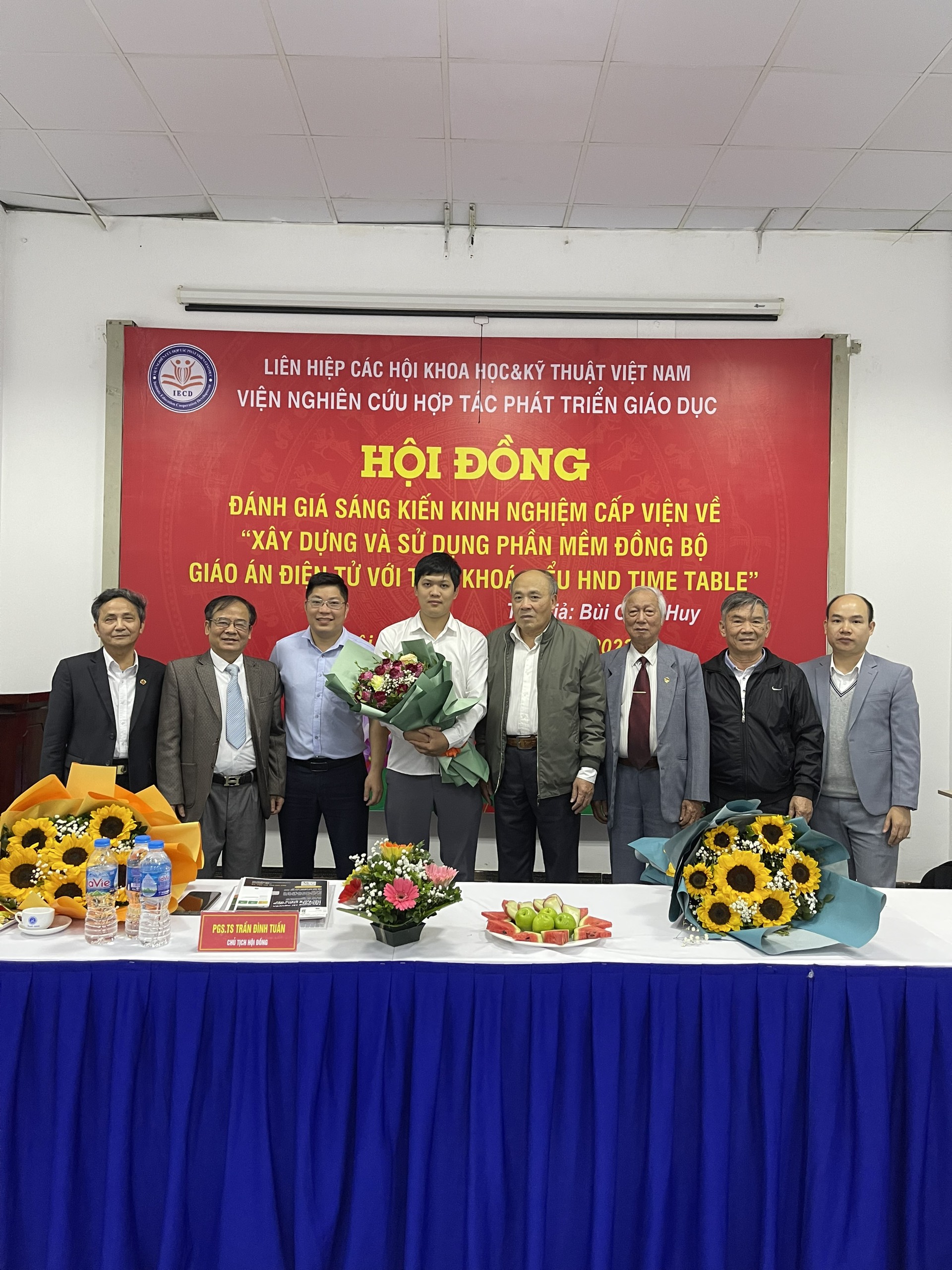 Sáng kiến kinh nghiệm của tác giả Bùi Công Huy xếp loại A xuất sắc