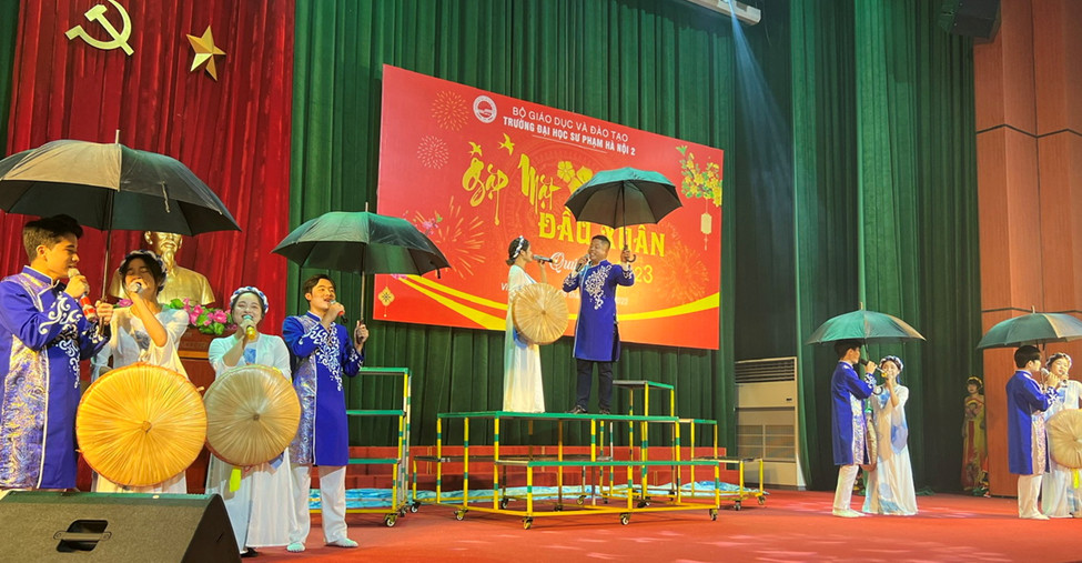 Chuyển đổi số tiến tới đại học đa ngành lấy nhóm ngành sư phạm làm chủ đạo là 2 nhiệm vụ lớn nhân buổi Gặp gỡ đầu xuân
