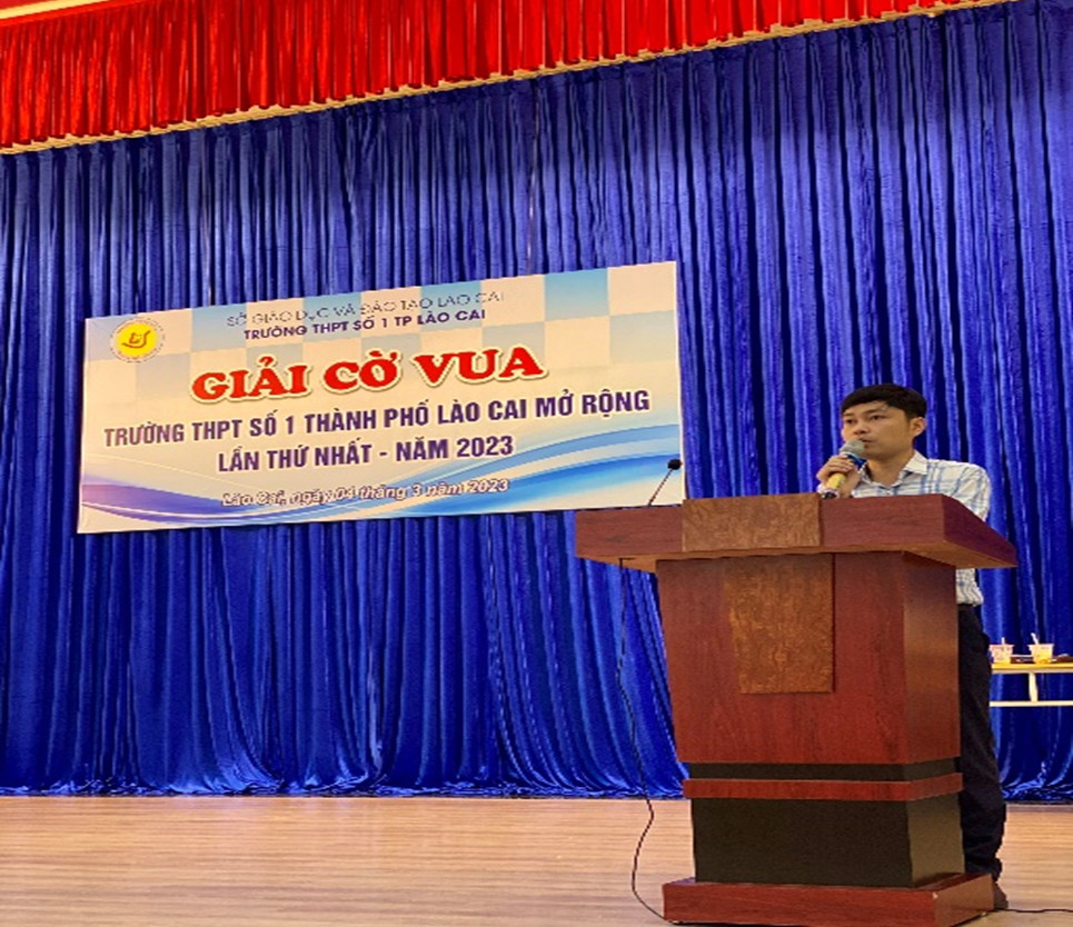 Trường THPT số 1 Tp Lào Cai tổ chức thành công Giải Cờ Vua mở rộng lần thứ nhất