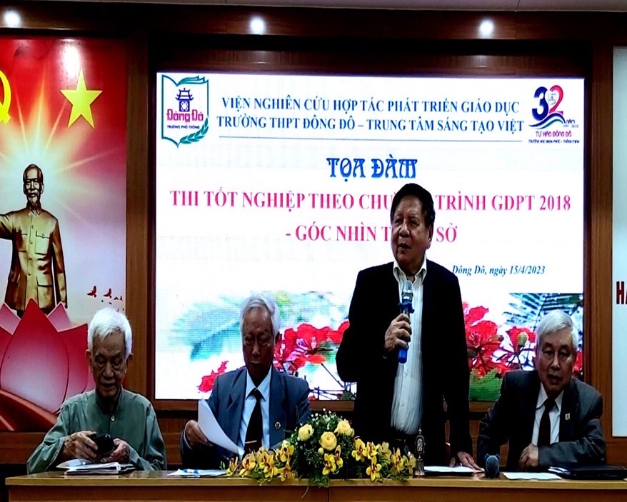 Tọa đàm khoa học: “Thi tốt nghiệp theo Chương trình GDPT 2018 - Góc nhìn từ cơ sở”