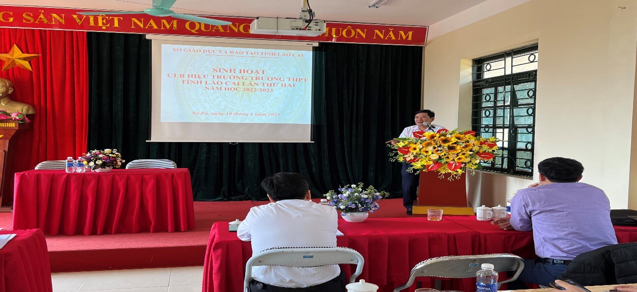 CLB Hiệu trưởng 36 trường THPT tỉnh Lào Cai giao lưu gặp mặt cùng Sở GD&ĐT Lào Cai