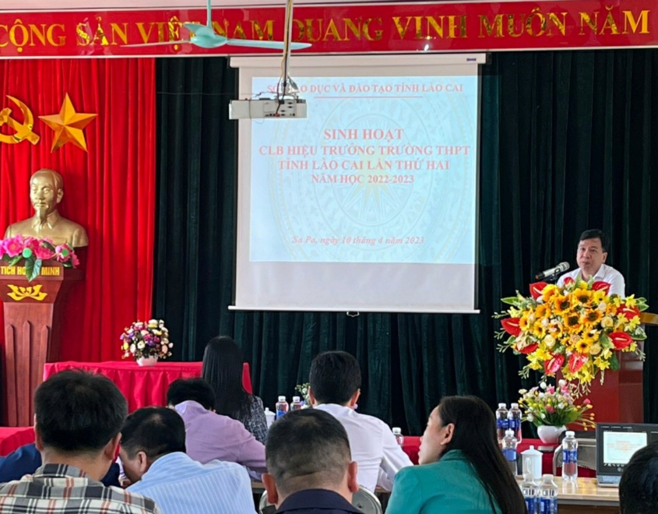 CLB Hiệu trưởng 36 trường THPT tỉnh Lào Cai giao lưu gặp mặt cùng Sở GD&ĐT Lào Cai