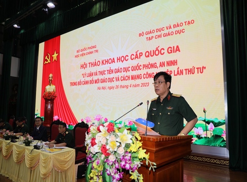 Hội thảo khoa học Quốc gia: “Lý luận và thực tiễn Giáo dục quốc phòng, an ninh trong bối cảnhđổi mới giáo dục và Cách mạng công nghiệp lần thứ tư”