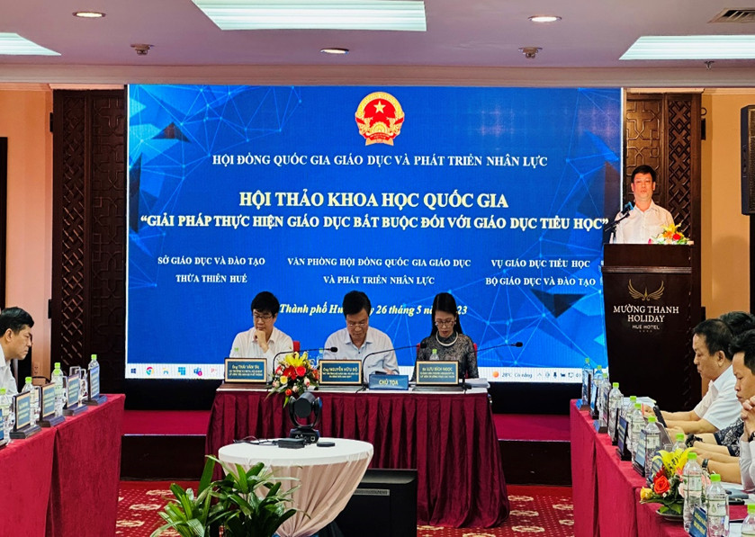 Hội thảo cấp Quốc gia: “Giải pháp thực hiện giáo dục bắt buộc đối với giáo dục tiểu học”