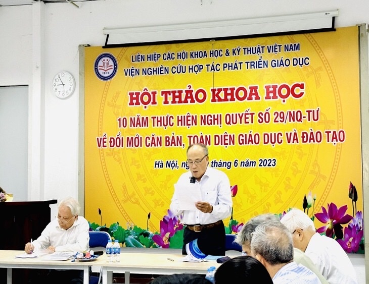 HỘI THẢO KHOA HỌC “10 năm thực hiện Nghị quyết số 29-NQ/TƯ về đổi mới căn bản, toàn diện giáo dục và đào tạo”