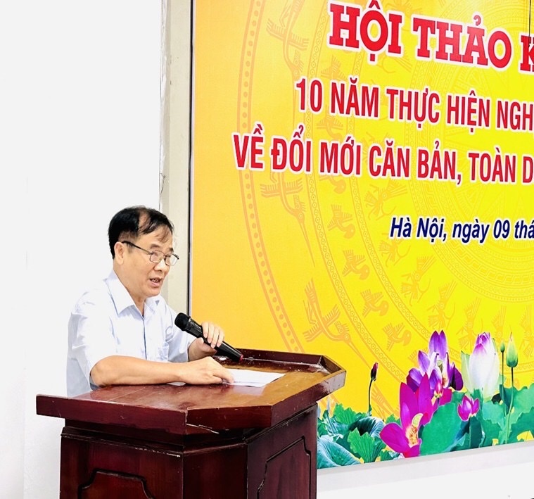 HỘI THẢO KHOA HỌC “10 năm thực hiện Nghị quyết số 29-NQ/TƯ về đổi mới căn bản, toàn diện giáo dục và đào tạo”