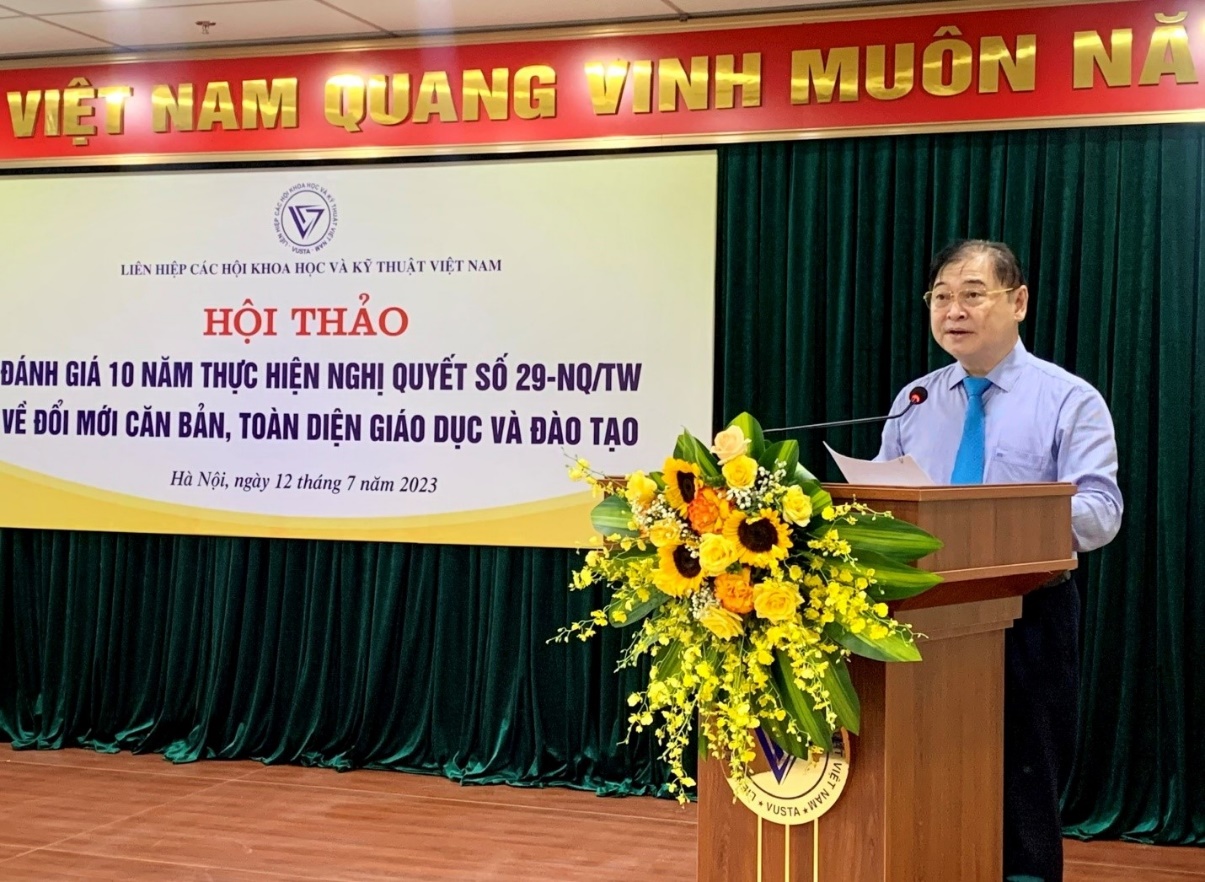 HỘI THẢO KHOA HỌC “Đánh giá 10 năm thực hiện Nghị quyết số 29-NQ/TW về đổi mới căn bản, toàn diện giáo dục và đào tạo”
