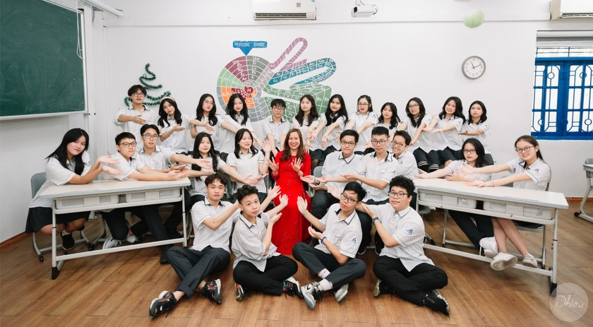 Ngôi trường ở Hà Nội với nhiều lớp có 100% học sinh đỗ trường chuyên