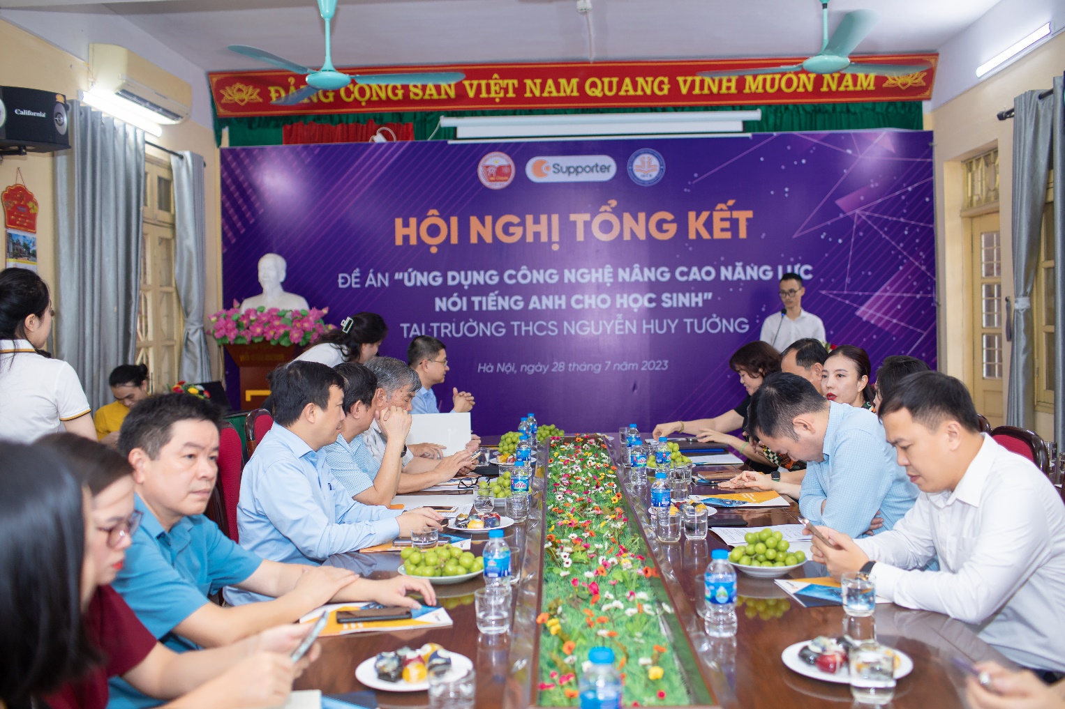 HỘI NGHỊ TỔNG KẾT ĐỀ ÁN ỨNG DỤNG CÔNG NGHỆ NÂNG CAO NĂNG LỰC NÓI TIẾNG ANH CHO HỌC SINH