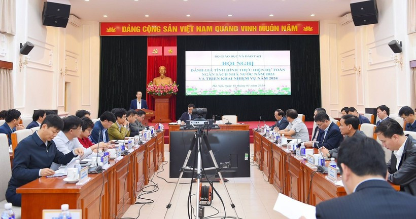 Bộ GD&ĐT: Hội nghị đánh giá tình hình thực hiện dự toán ngân sách nhà nước năm 2023 và triển khai nhiệm vụ năm 2024