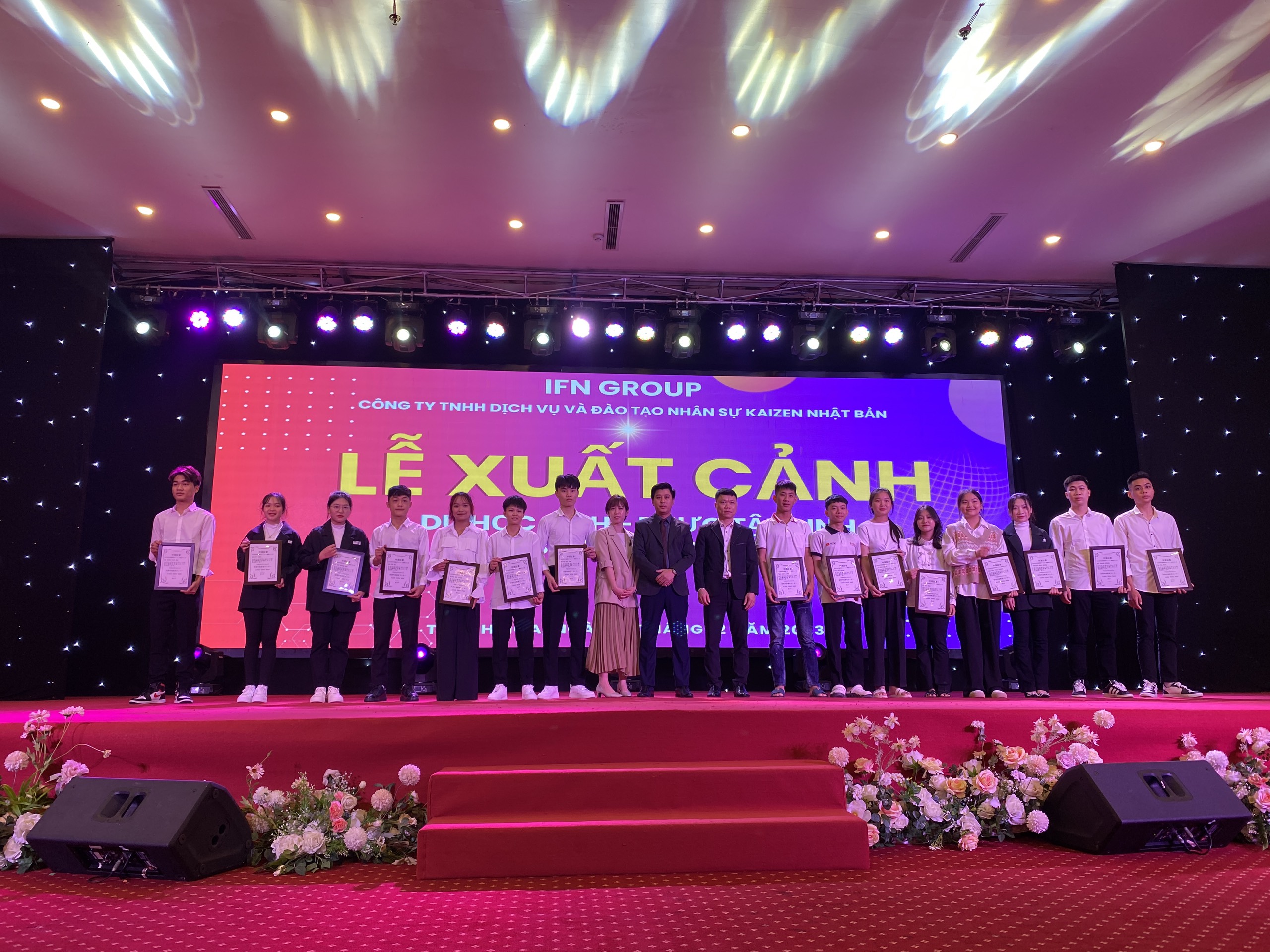 Lễ xuất cảnh Du học sinh – Thực tập sinh kỳ bay tháng 1/2024 đến Nhật Bản