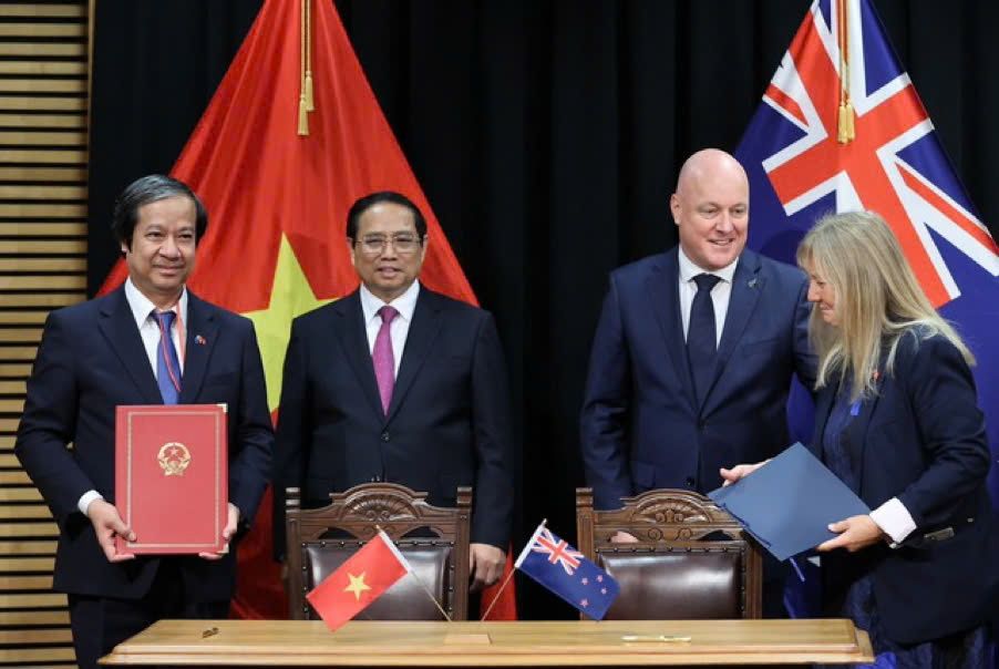 Giáo dục trọng tâm trong quan hệ hợp tác Việt Nam - New Zealand