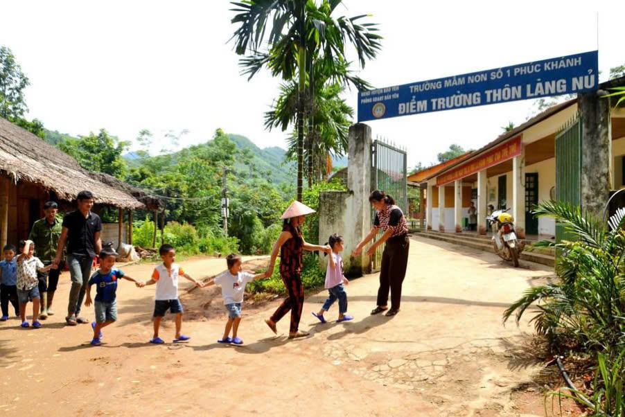 Điểm trường Làng Nủ lại vang tiếng trẻ thơ