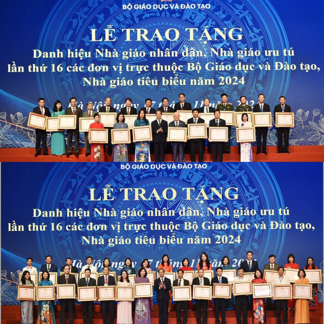 Hà Nội: Trao tặng danh hiệu Nhà giáo nhân dân, Nhà giáo ưu tú năm 2024