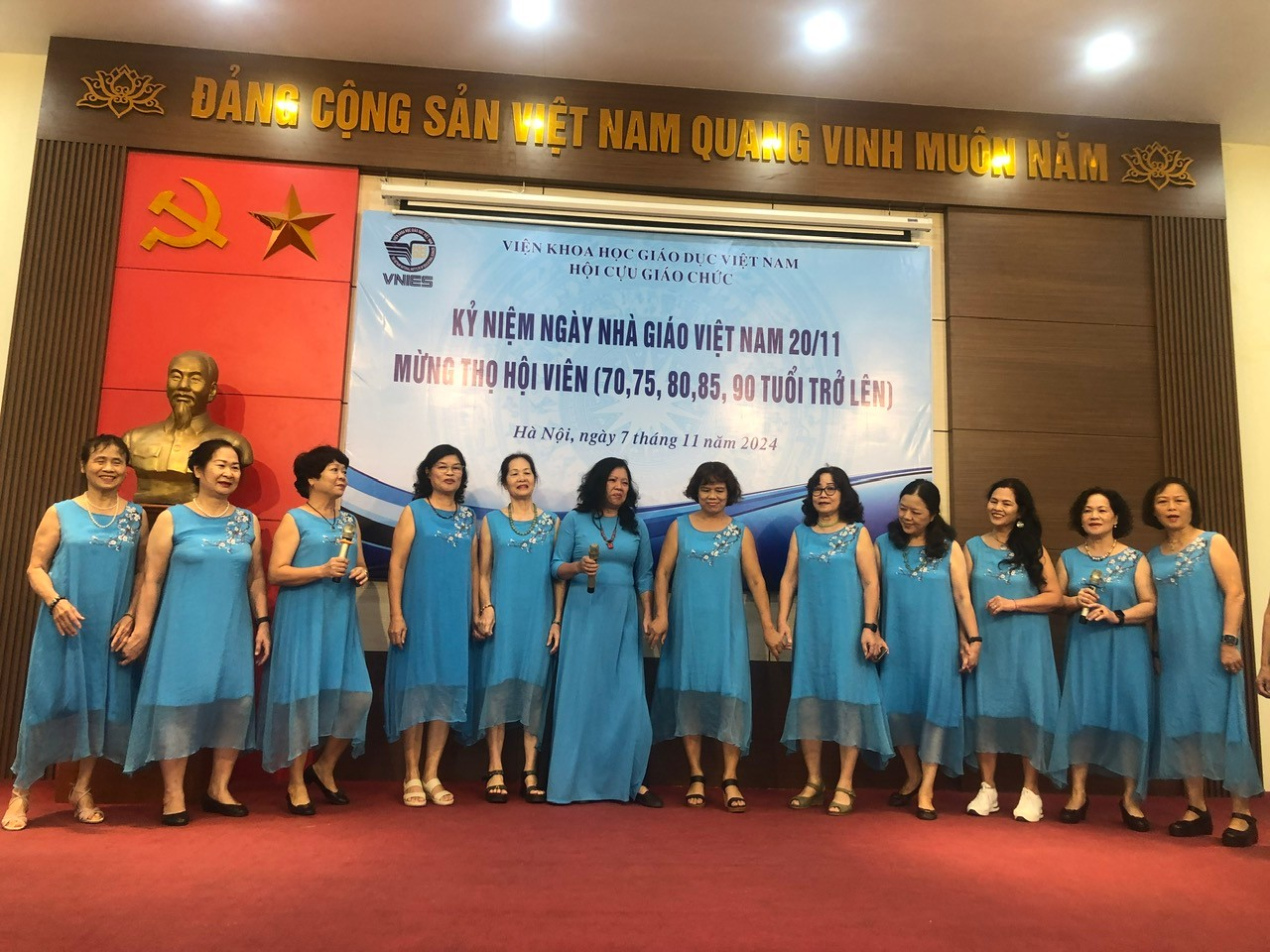 CỰU GIÁO CHỨC VIỆN KHOA HỌC GIÁO DỤC VIỆT NAM TỔNG KẾT CÔNG TÁC HỘI NĂM 2024 MỪNG THỌ HỘI VIÊN