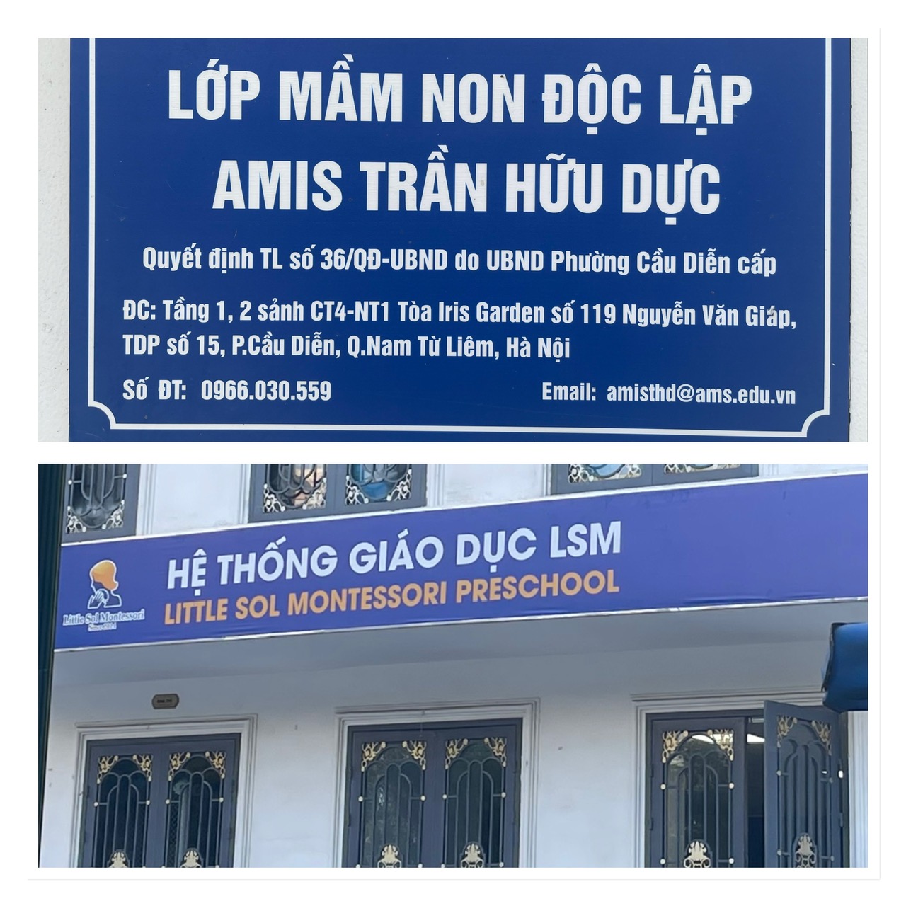 Hà Nội: Cơ sở MN Amis Trần hữu Dực vẫn treo biển khi đã có quyết định giải thể!