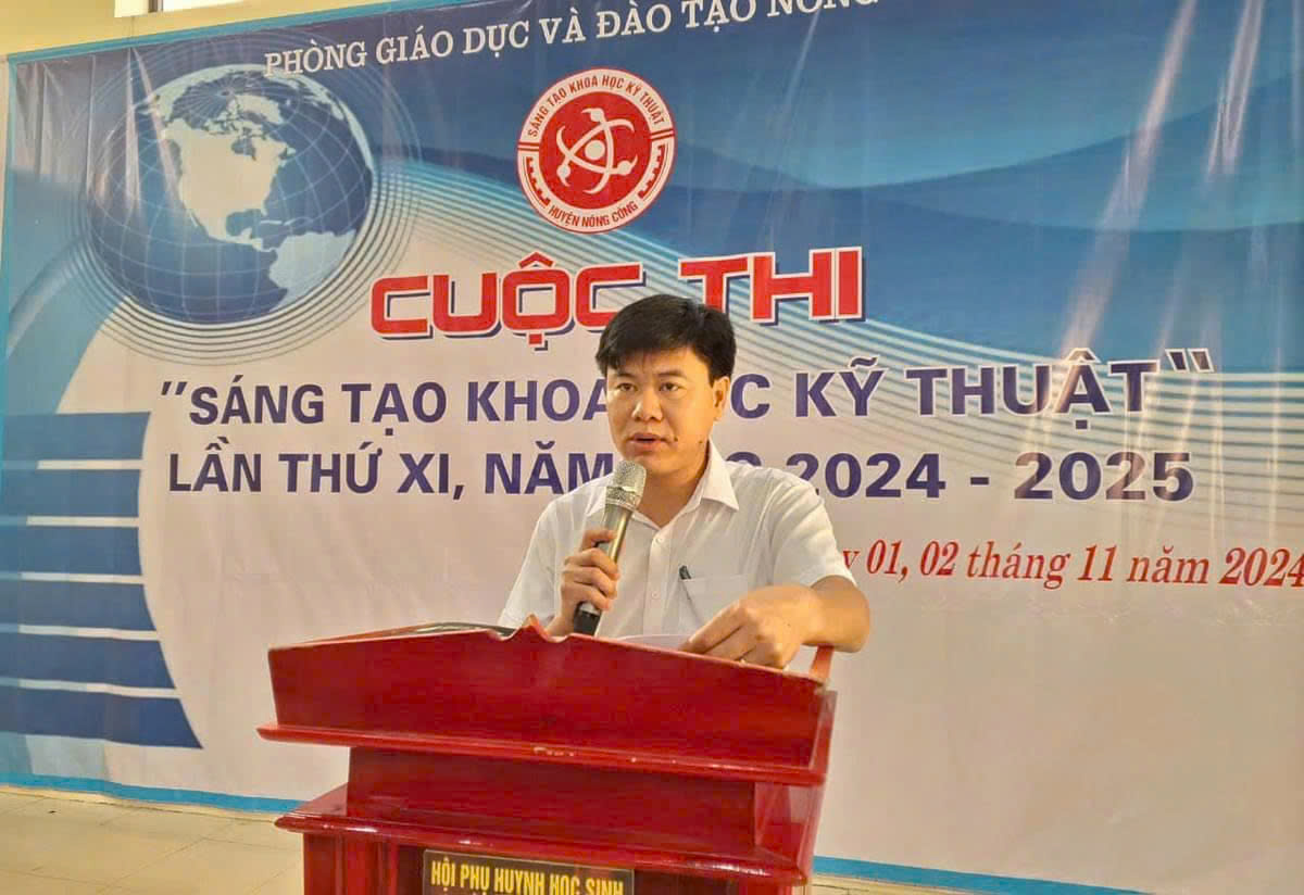 Nông Cống – Thanh Hóa: Tổ chức cuộc thi sáng tạo khoa học kỹ thuật lần thứ XI, năm học 2024 – 2025