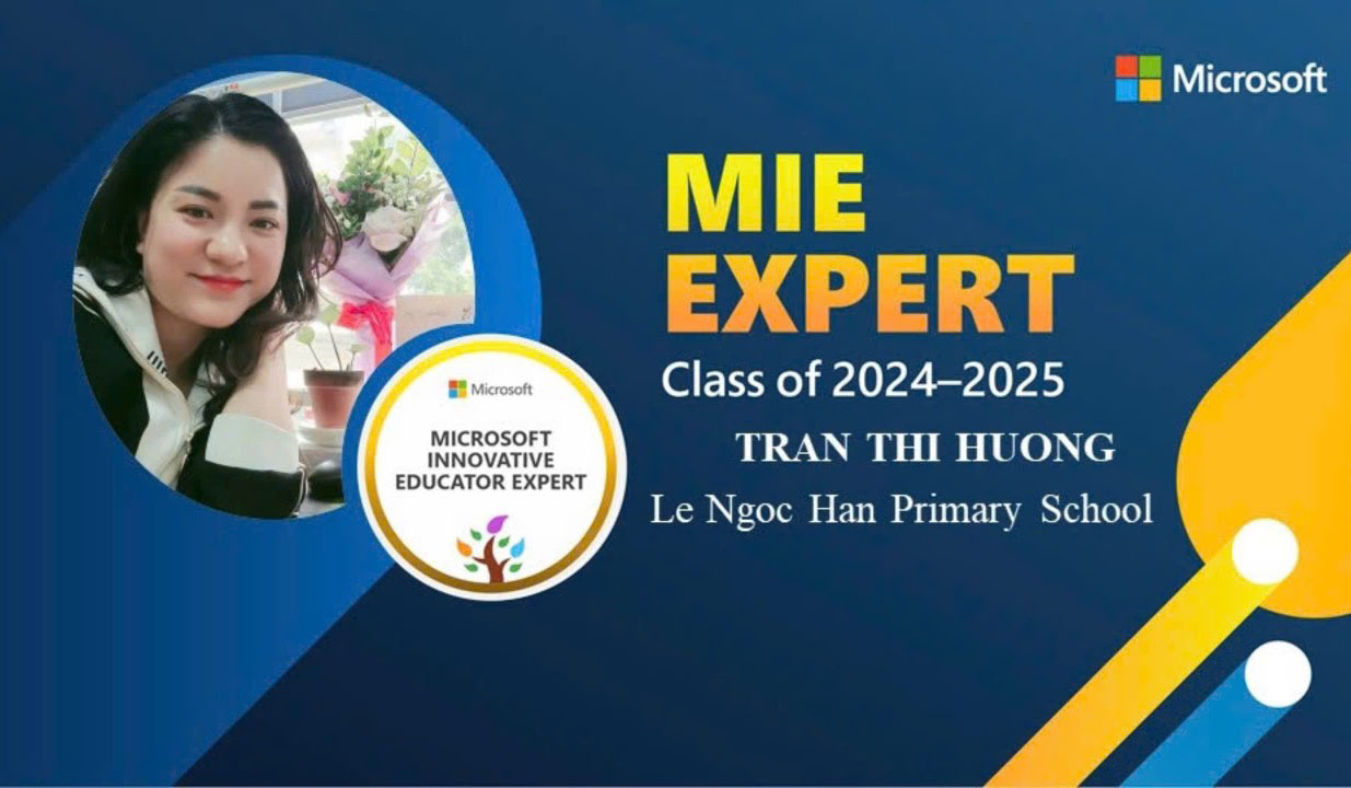 Lào Cai: Trường Tiểu học Lê Ngọc Hân (TP. Lào Cai) có 3 giáo viên được công nhận là Chuyên gia giáo dục sáng tạo Microsoft
