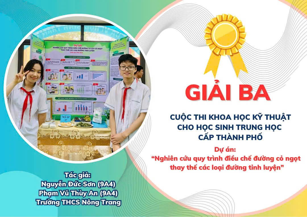 Phú Thọ: Trường THCS Nông Trang có bốn dự án khoa học kỹ thuật cấp thành phố năm học 2024 - 2025 đều đoạt giải