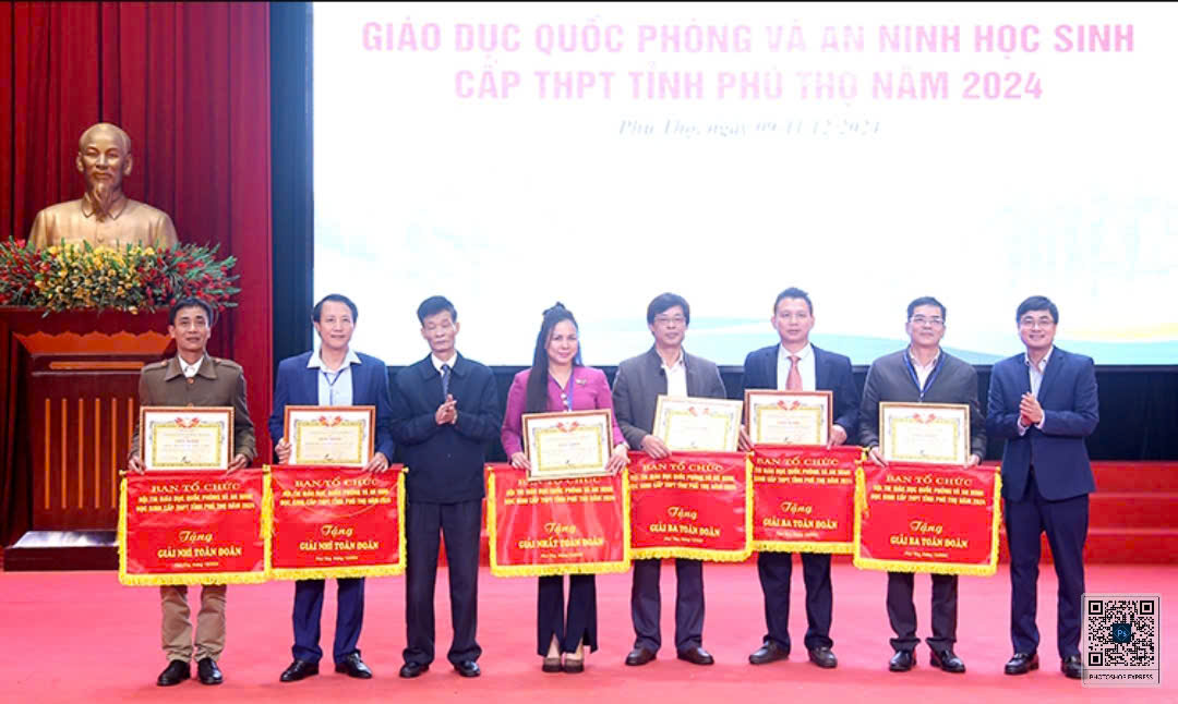 Phú Thọ: Trường THPT Trung Giáp (Phù Ninh) đoạt giải nhì toàn đoàn Hội thi Giáo dục quốc phòng và an ninh học sinh THPT tỉnh Phú Thọ năm 2024