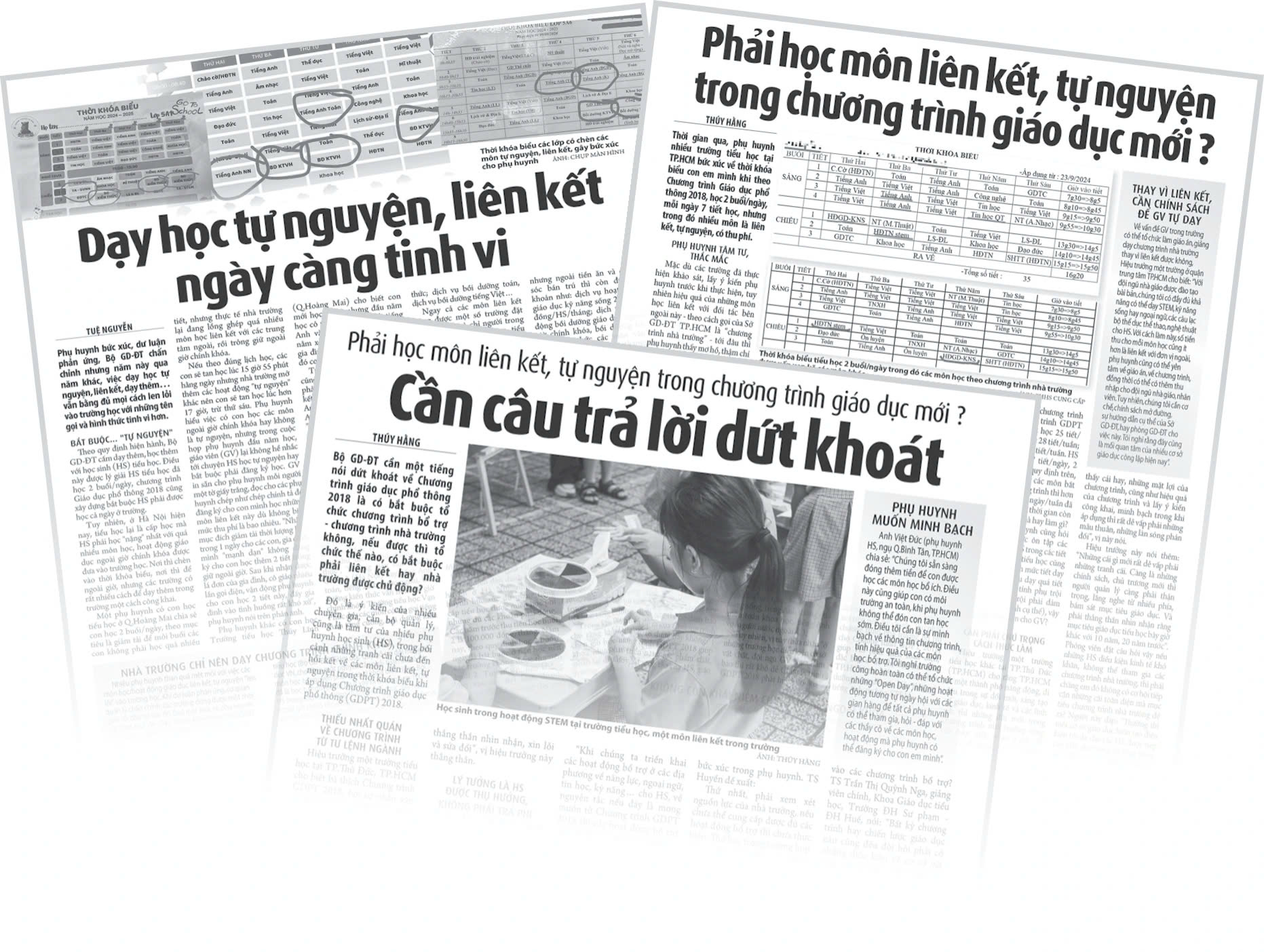 Khi “học tự nguyện”, “liên kết” trở thành áp lực trong ngành giáo dục