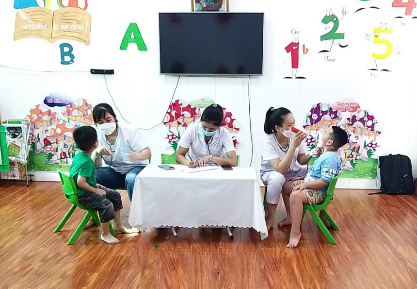 Lào Cai: Trường Mầm non Hoa Đào xây dựng trường mầm non lấy trẻ làm trung tâm