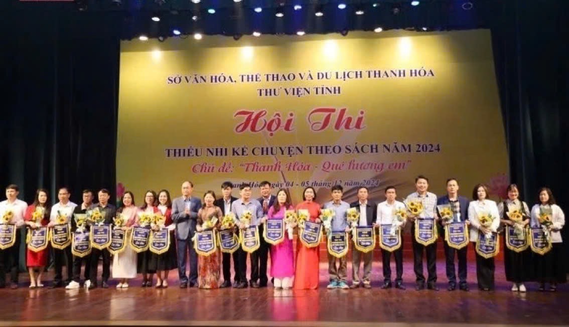 Hội thi Thiếu nhi kể chuyện theo sách năm 2024 với chủ đề “Thanh Hoá - Quê hương em”