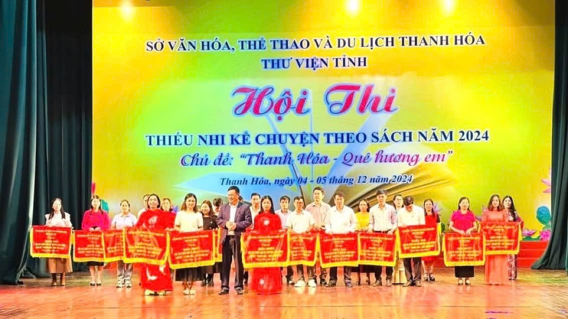 Hội thi Thiếu nhi kể chuyện theo sách năm 2024 với chủ đề “Thanh Hoá - Quê hương em”