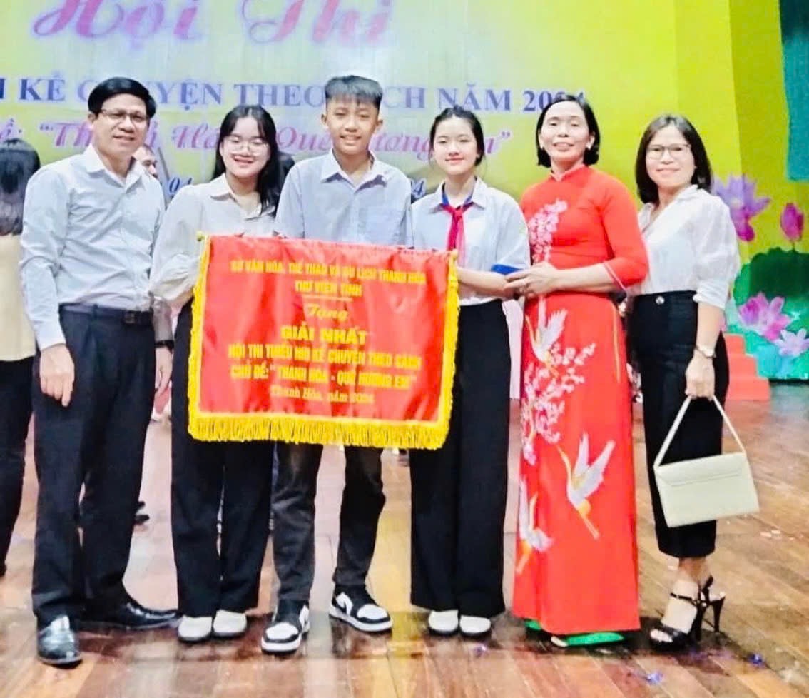 Hội thi Thiếu nhi kể chuyện theo sách năm 2024 với chủ đề “Thanh Hoá - Quê hương em”