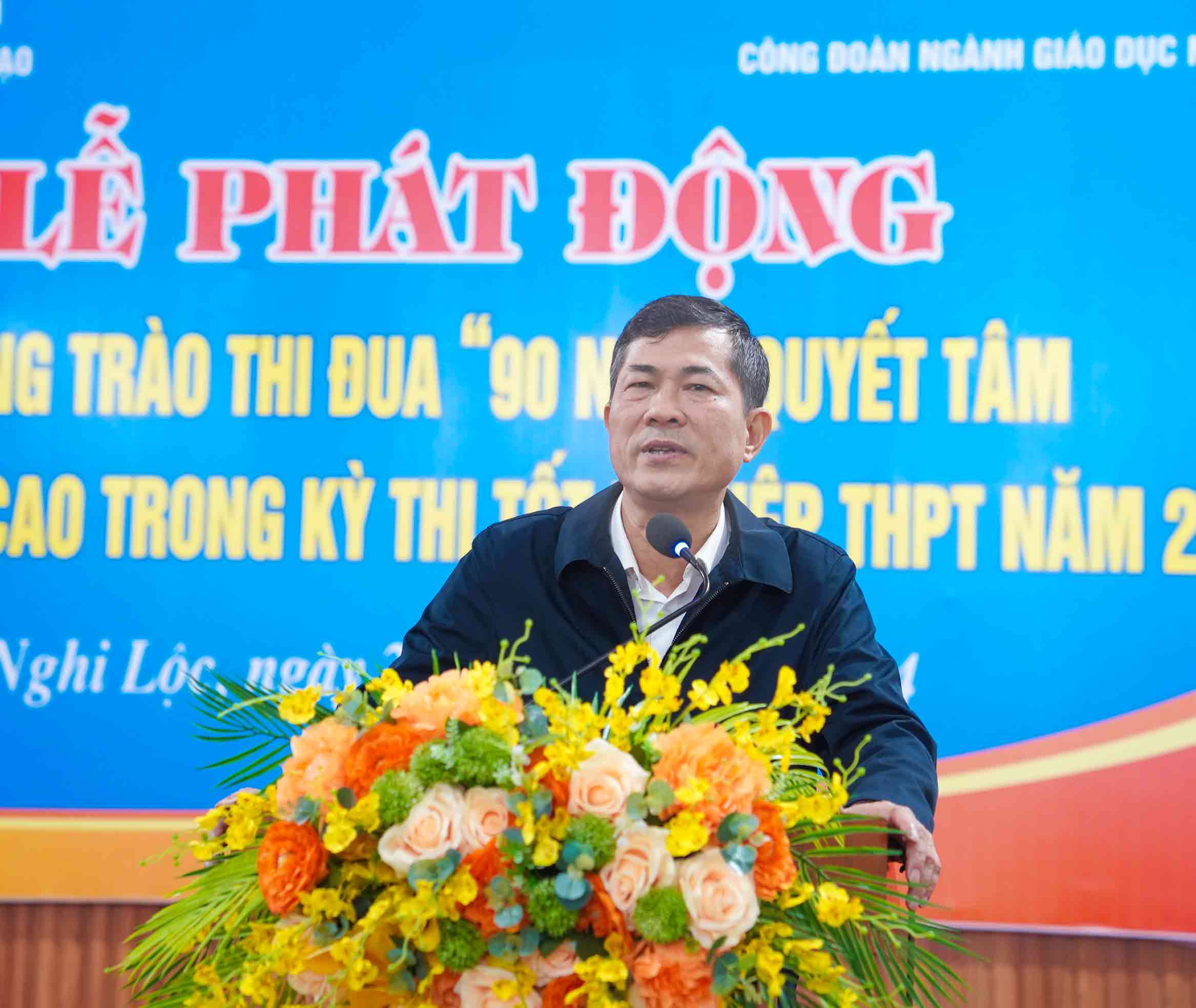 Nghệ An phát động thi đua '90 ngày quyết tâm đạt kết quả cao trong kỳ thi tốt nghiệp THPT năm 2024'