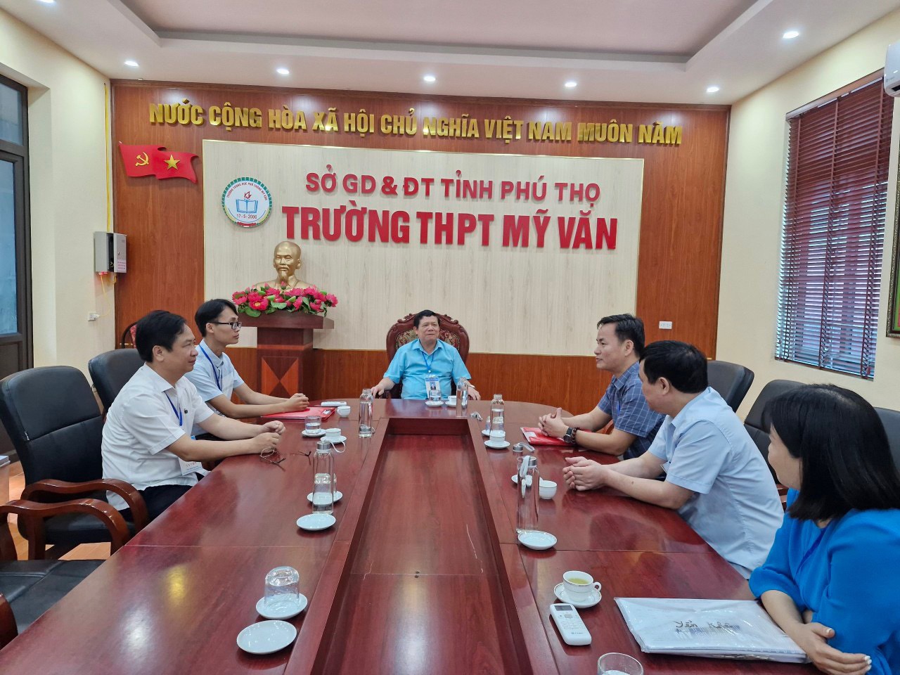 Phú Thọ: Đồng chí Nguyễn Văn Mạnh - Giám đốc sở GD&ĐT kiểm tra thi tốt nghiệp THPT năm 2024