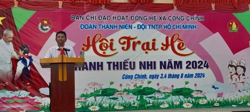 Xã Công Chính Tổ Chức Hội Trại Hè Năm 2024