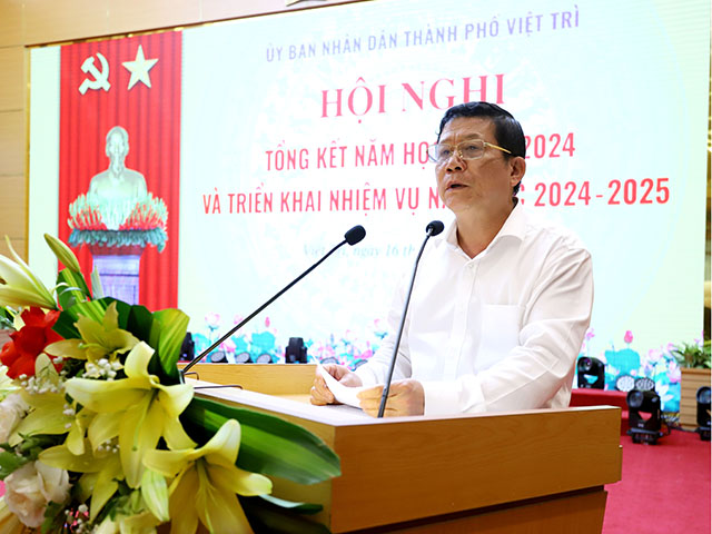 Phú Thọ: Thành phố Việt Trì triển khai nhiệm vụ năm học 2024 - 2025