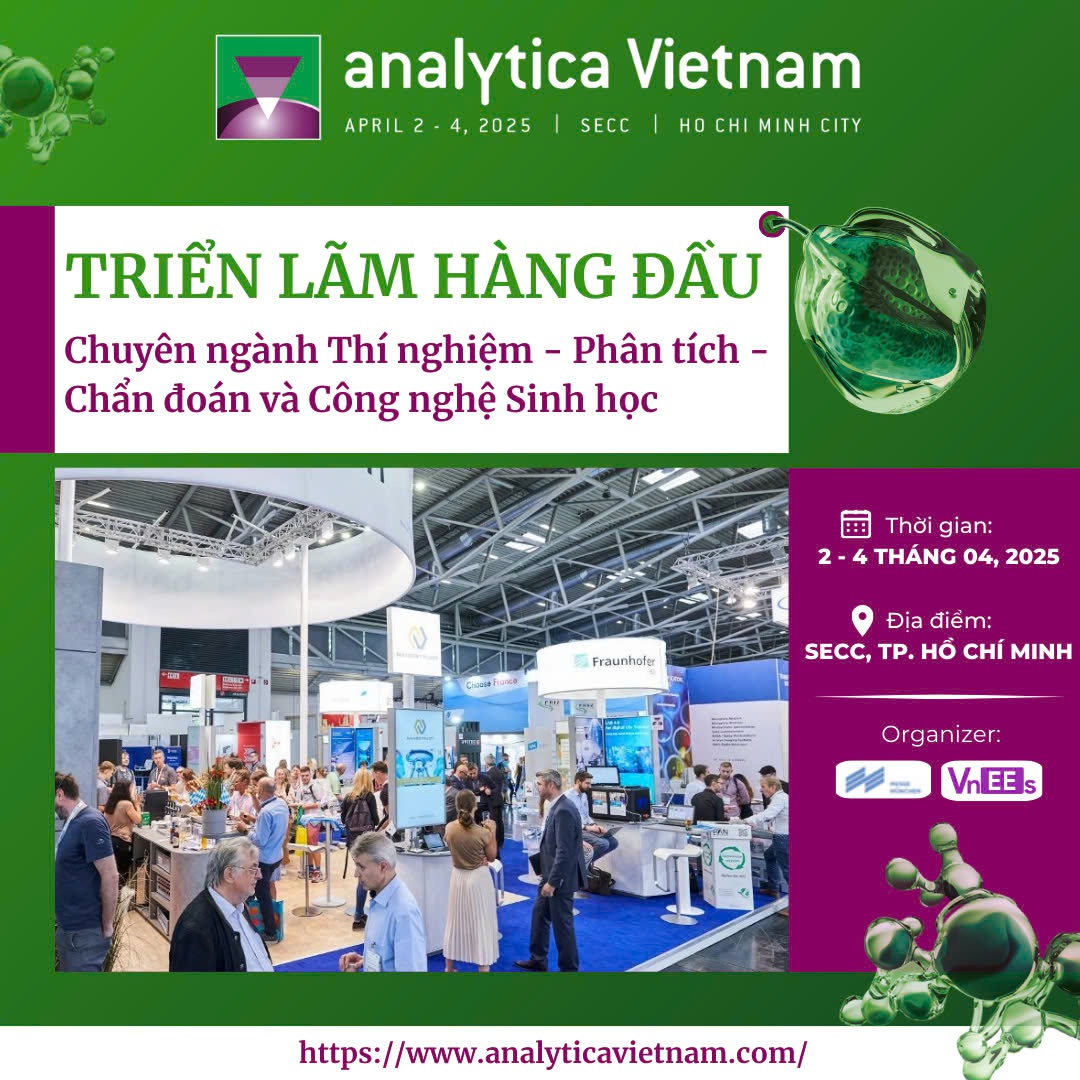 Analytica Vietnam 2025: Phát triển bền vững, trí tuệ nhân tạo và tự động hóa trong phòng thí nghiệm