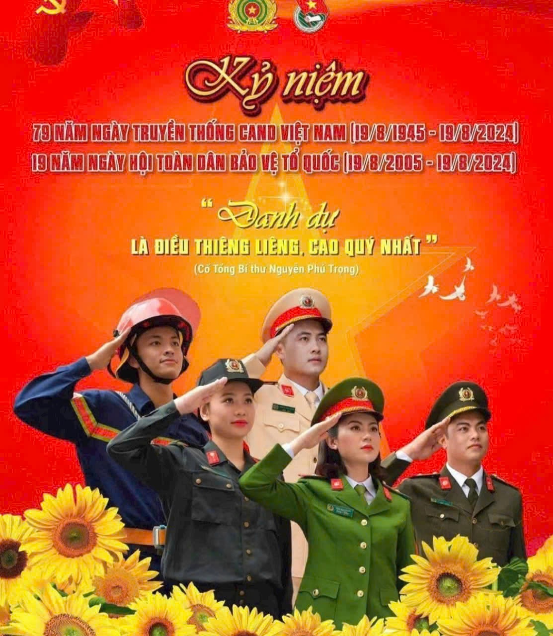 Kỷ niệm 79 năm ngày truyền thống Công an Nhân dân Việt Nam (19/8/1945 - 19/8/2024)