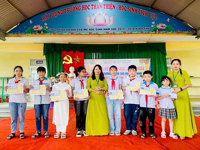Phú Thọ: Trường Tiểu học Tiêu Sơn (Đoan Hùng) sáng tạo, vượt khó hoàn thành xuất sắc nhiệm vụ dạy và học