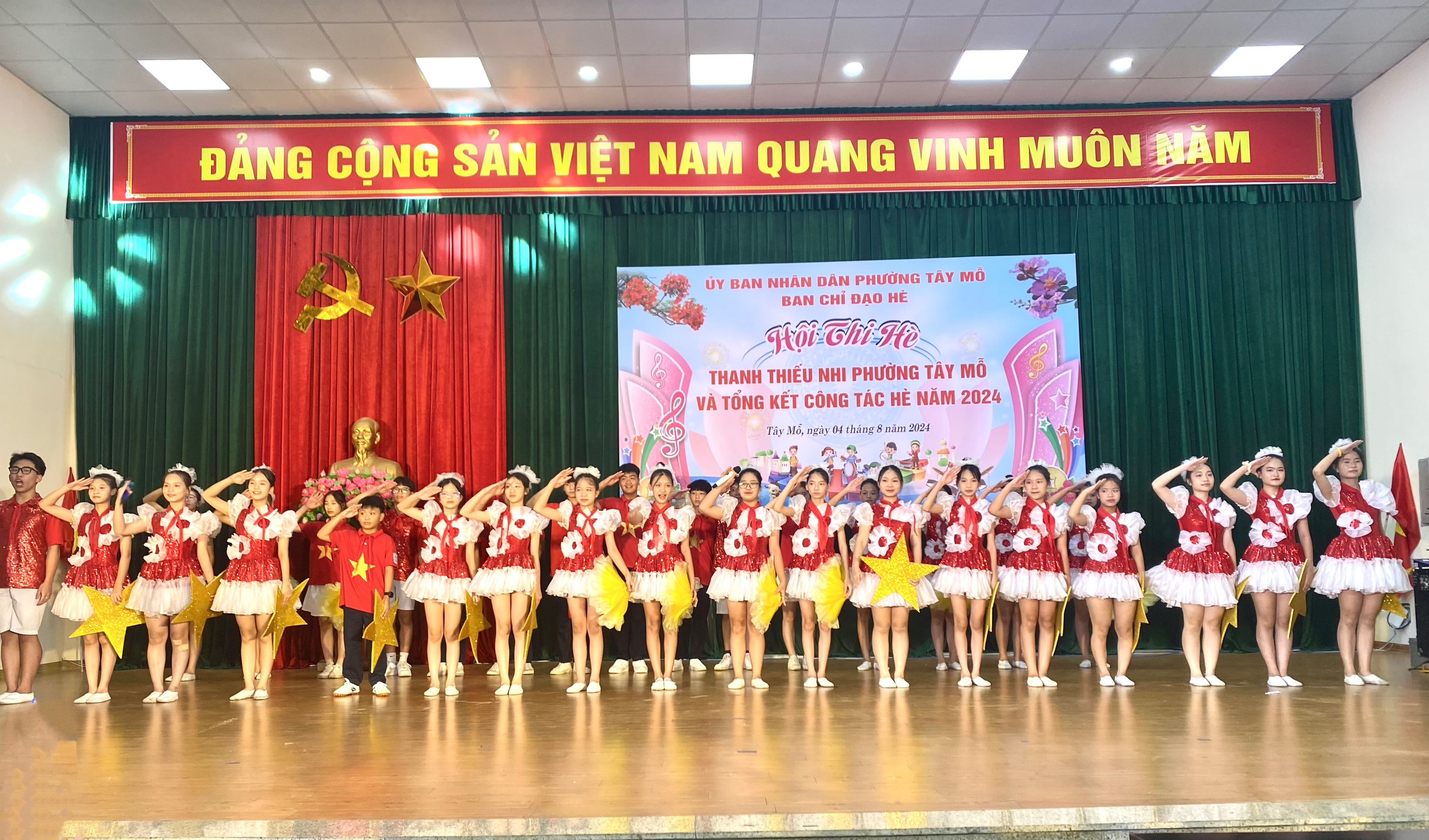 Hà Nội: Sôi nổi các hoạt động hè trong phong trào chăm sóc thiếu niên, nhi đồng năm 2024 tại phường Tây Mỗ