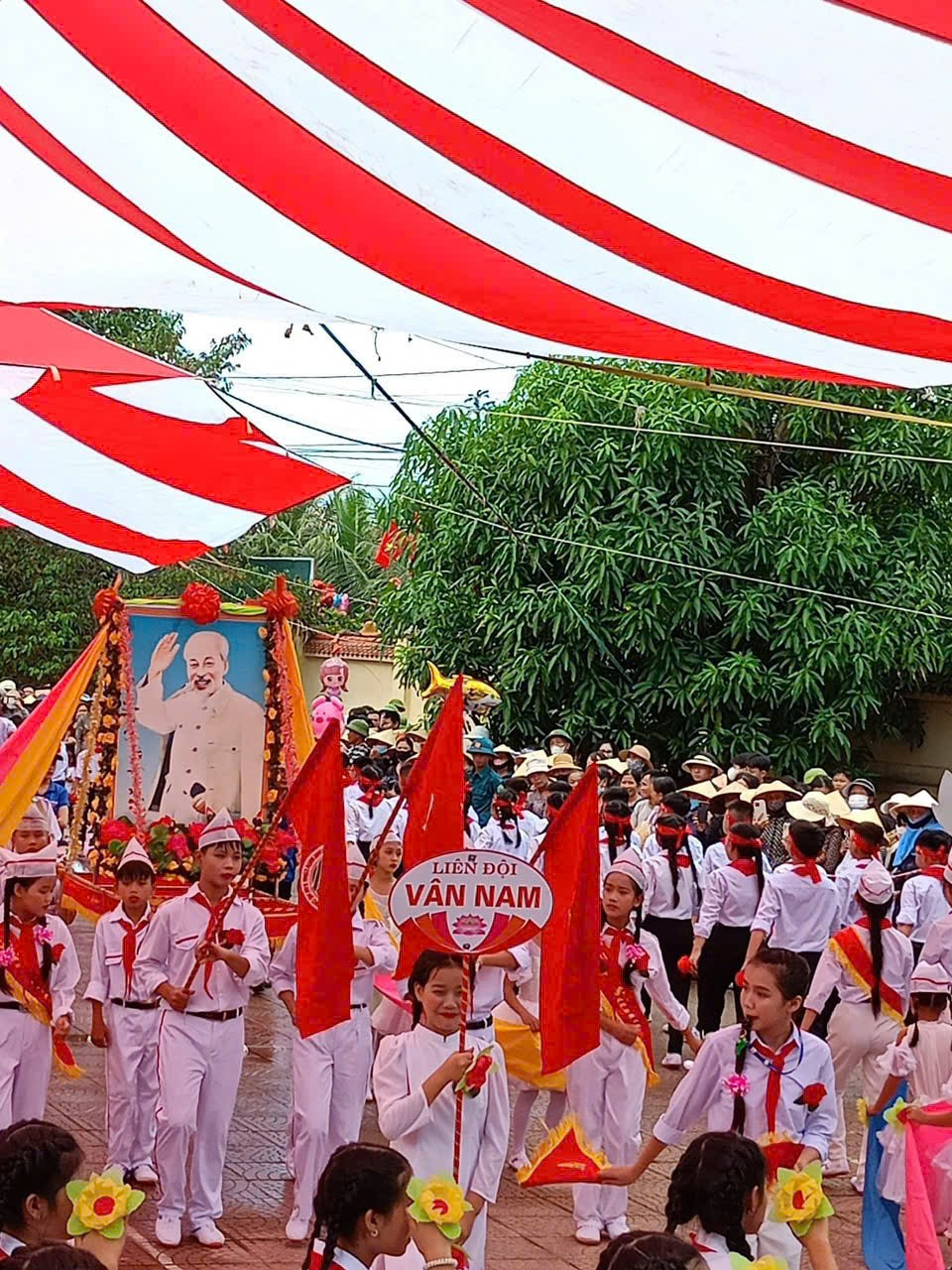 Nghệ An: Xã Khánh Thành (Yên Thành) sôi nổi ngày hội thiếu nhi mừng Tết Độc lập