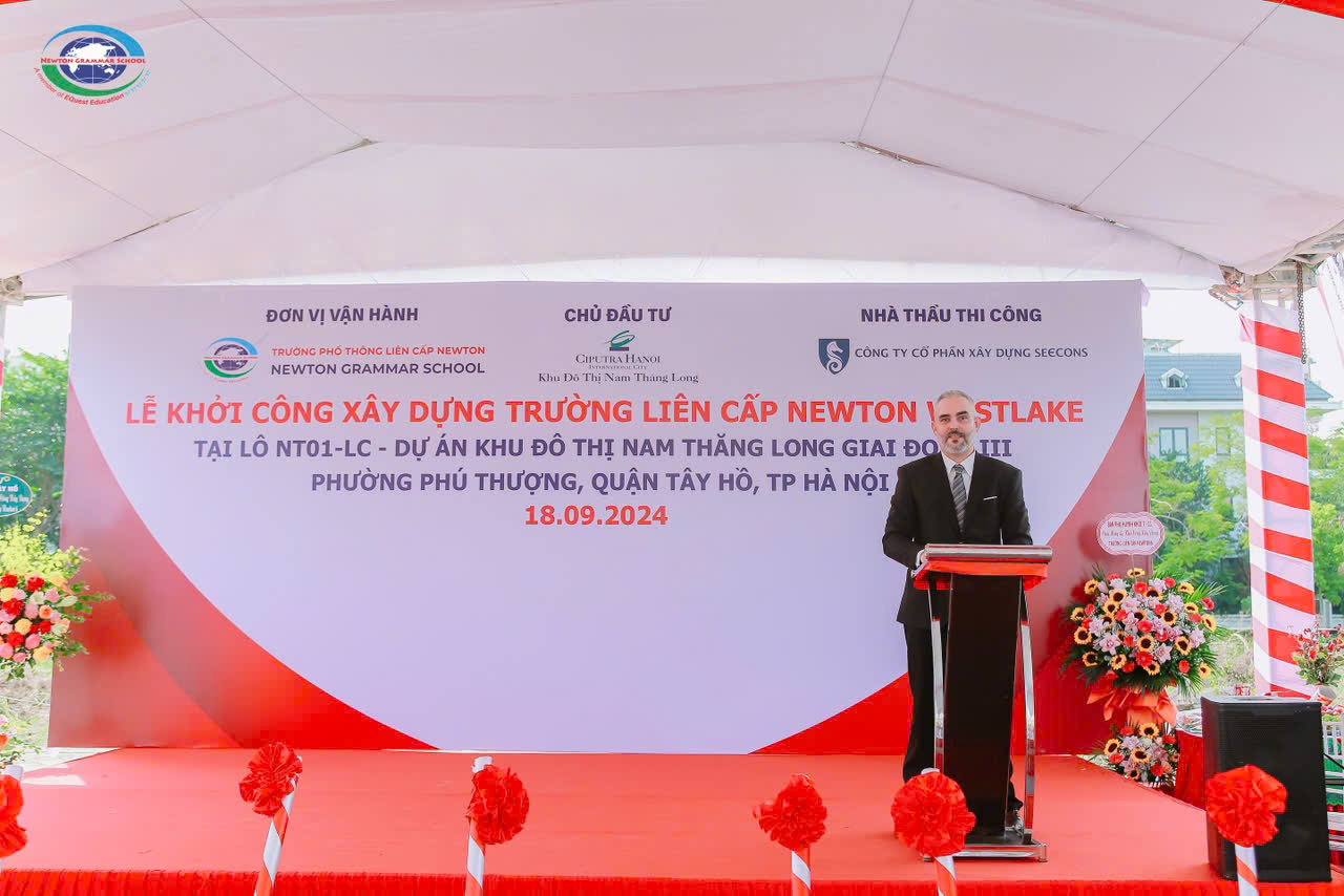 LỄ KHỞI CÔNG XÂY DỰNG TRƯỜNG LIÊN KẾT NEWTON WESTLAKE