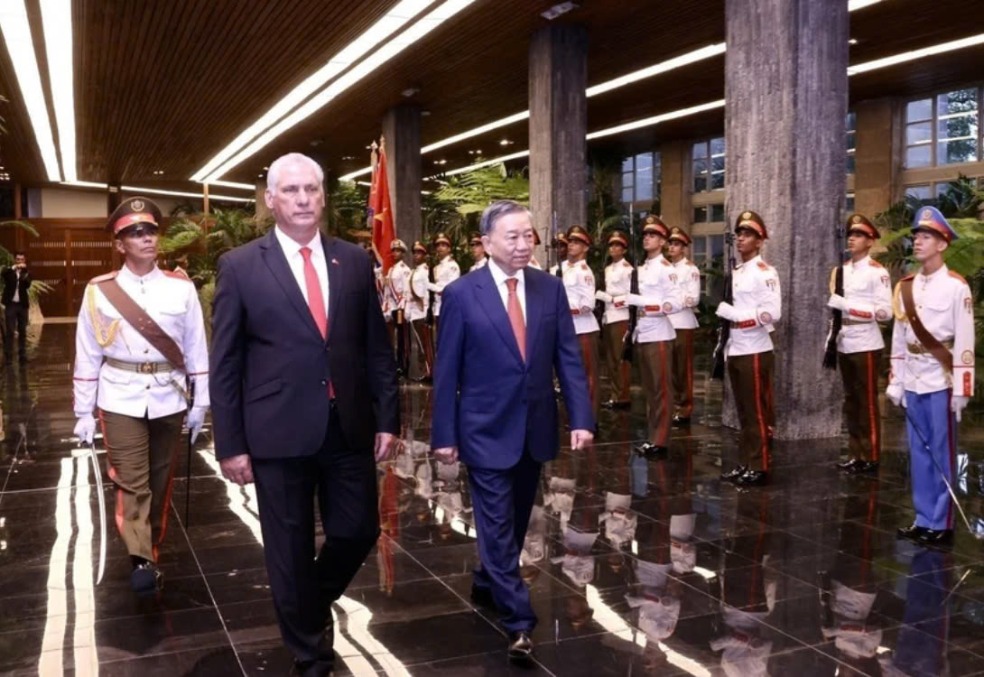 Lễ Đón Tổng Bí Thư, Chủ Tịch Nước Tô Lâm Tại Cuba