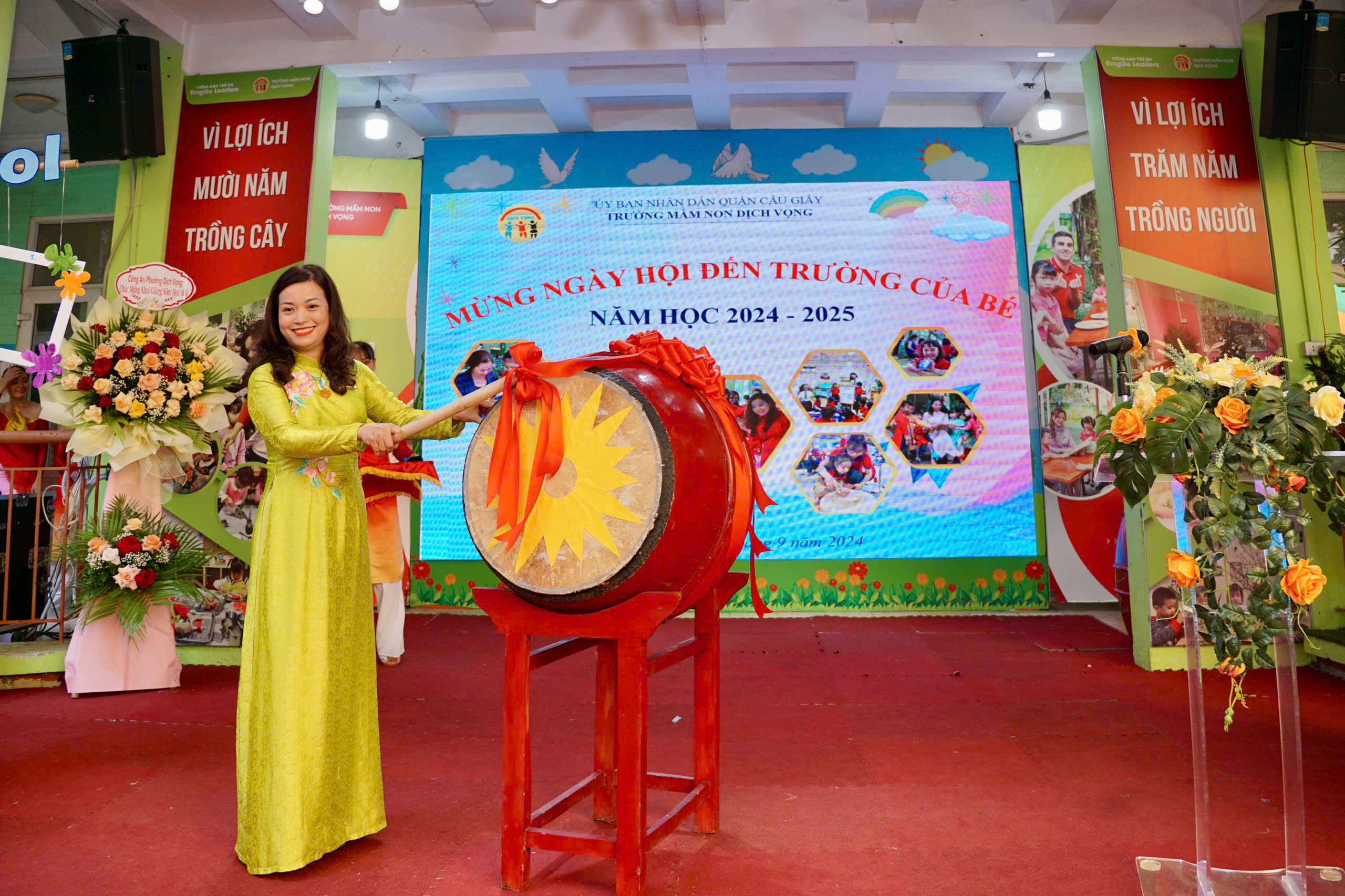 Trường mầm non Dịch Vọng (Cầu Giấy, Hà Nội): Hân hoan đón chào năm học mới!