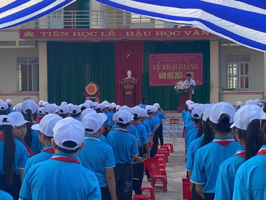 Xã Công Chính – Nông Cống : Tưng bừng khai giảng năm học 2024 – 2025.